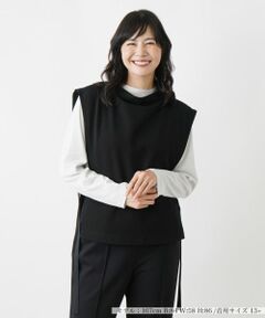 Leilian PLUS HOUSE / レリアンプラスハウス テーラードジャケット | プルオーバーベスト【プラス企画】