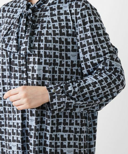 Leilian PLUS HOUSE / レリアンプラスハウス ドレス | グラフィカル総柄ワンピース | 詳細10