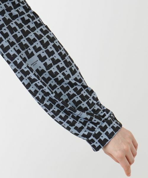 Leilian PLUS HOUSE / レリアンプラスハウス ドレス | グラフィカル総柄ワンピース | 詳細11