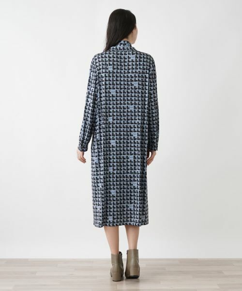 Leilian PLUS HOUSE / レリアンプラスハウス ドレス | グラフィカル総柄ワンピース | 詳細3