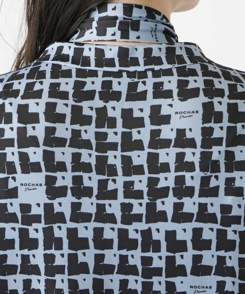 Leilian PLUS HOUSE / レリアンプラスハウス ドレス | グラフィカル総柄ワンピース | 詳細9