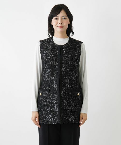 Leilian PLUS HOUSE / レリアンプラスハウス テーラードジャケット | ベスト【ROCHAS Premiere】 | 詳細4