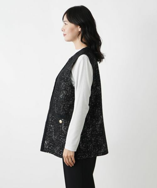 Leilian PLUS HOUSE / レリアンプラスハウス テーラードジャケット | ベスト【ROCHAS Premiere】 | 詳細5