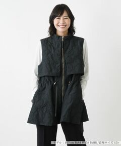 Leilian PLUS HOUSE / レリアンプラスハウス テーラードジャケット | スタンドカラーベスト