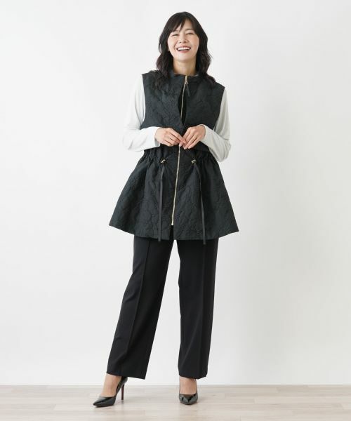 Leilian PLUS HOUSE / レリアンプラスハウス テーラードジャケット | スタンドカラーベスト | 詳細4