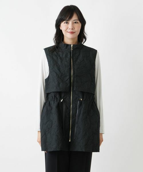 Leilian PLUS HOUSE / レリアンプラスハウス テーラードジャケット | スタンドカラーベスト | 詳細5