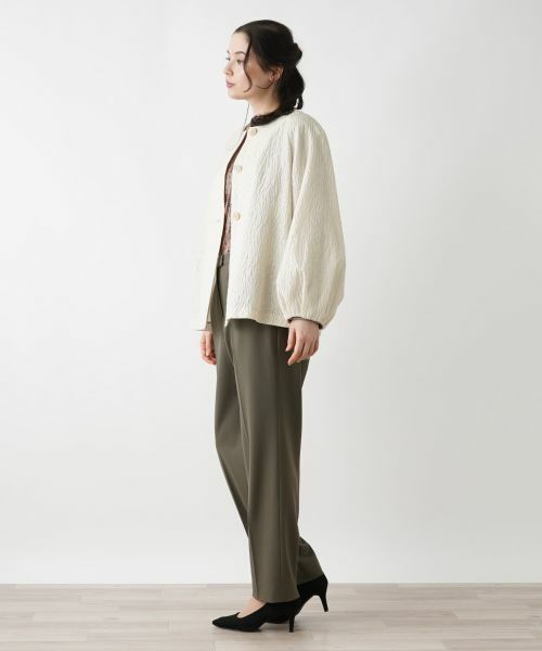 Leilian PLUS HOUSE / レリアンプラスハウス テーラードジャケット | コクーンシルエットジャケット | 詳細2