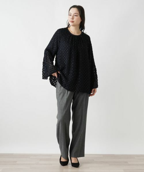 Leilian PLUS HOUSE / レリアンプラスハウス その他パンツ | 【ROCHAS Premiere】ストレッチパンツ | 詳細1