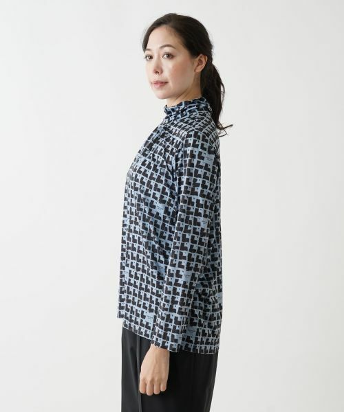 Leilian PLUS HOUSE / レリアンプラスハウス カットソー | グラフィカル総柄カットソー | 詳細5