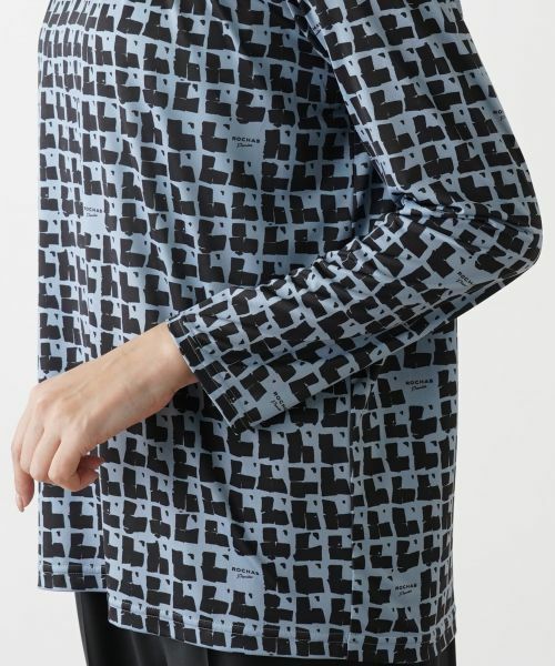 Leilian PLUS HOUSE / レリアンプラスハウス カットソー | グラフィカル総柄カットソー | 詳細9