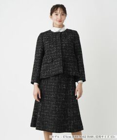 Leilian PLUS HOUSE / レリアンプラスハウス セットアップ | ツイードスーツ【BOURGE】