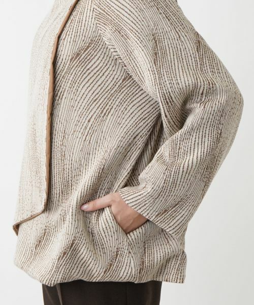 Leilian PLUS HOUSE / レリアンプラスハウス テーラードジャケット | スタンドカラーラップジャケット | 詳細15