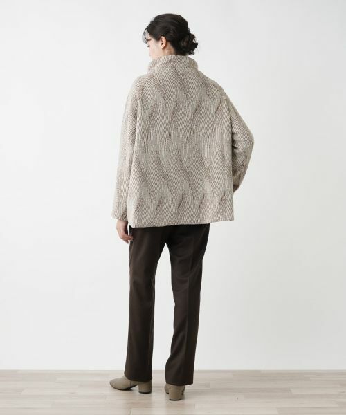 Leilian PLUS HOUSE / レリアンプラスハウス テーラードジャケット | スタンドカラーラップジャケット | 詳細7