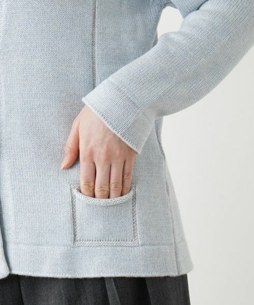 Leilian PLUS HOUSE / レリアンプラスハウス テーラードジャケット | ラメニットジャケット | 詳細13