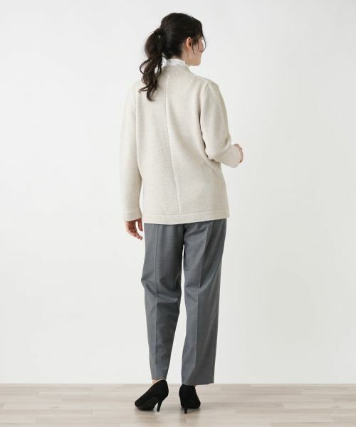 Leilian PLUS HOUSE / レリアンプラスハウス テーラードジャケット | ラメニットジャケット | 詳細3