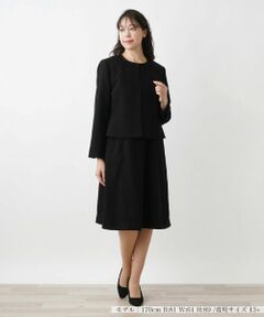 Leilian PLUS HOUSE / レリアンプラスハウス ドレス | ワンピースアンサンブル【ブラックフォーマル】