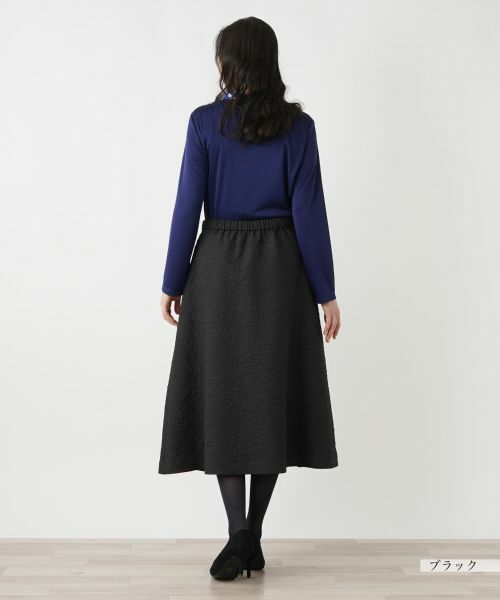 Leilian PLUS HOUSE / レリアンプラスハウス ミニ・ひざ丈スカート | ミモレ丈フレアスカート【プラス企画】 | 詳細6