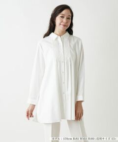 Leilian PLUS HOUSE / レリアンプラスハウス シャツ・ブラウス | 羽織ブラウス【プラス企画】