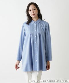 Leilian PLUS HOUSE / レリアンプラスハウス シャツ・ブラウス | 羽織ブラウス【プラス企画】