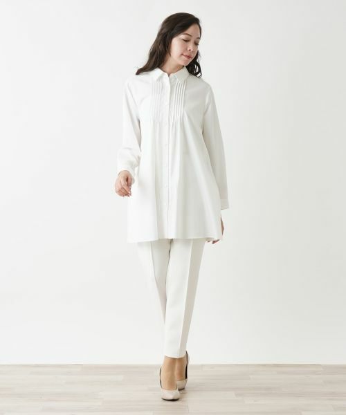 Leilian PLUS HOUSE / レリアンプラスハウス シャツ・ブラウス | 羽織ブラウス【プラス企画】 | 詳細1