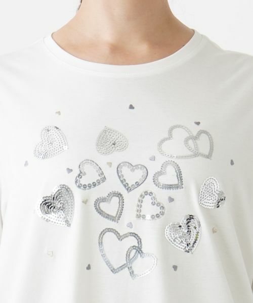 Leilian PLUS HOUSE / レリアンプラスハウス カットソー | フロントモチーフカットソー【プラス企画】 | 詳細7