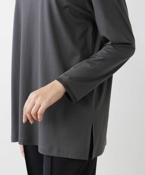 Leilian PLUS HOUSE / レリアンプラスハウス カットソー | ハイネックロングカットソー【プラス企画】 | 詳細12