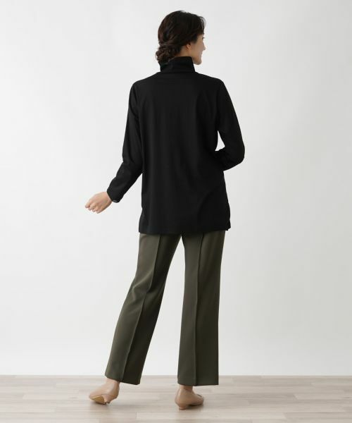 Leilian PLUS HOUSE / レリアンプラスハウス カットソー | ハイネックロングカットソー【プラス企画】 | 詳細3