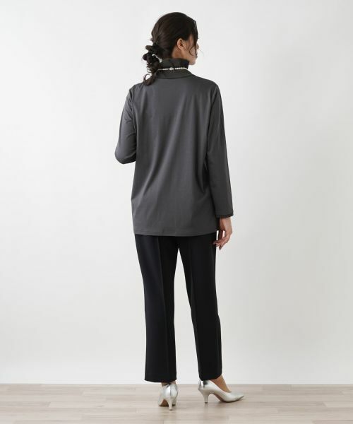 Leilian PLUS HOUSE / レリアンプラスハウス カットソー | ハイネックロングカットソー【プラス企画】 | 詳細6