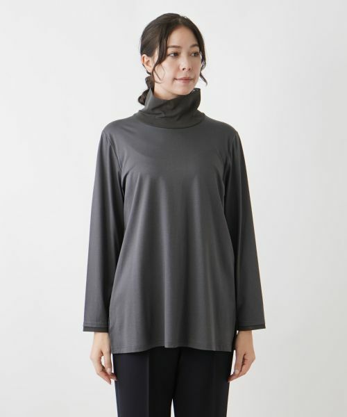 Leilian PLUS HOUSE / レリアンプラスハウス カットソー | ハイネックロングカットソー【プラス企画】 | 詳細7