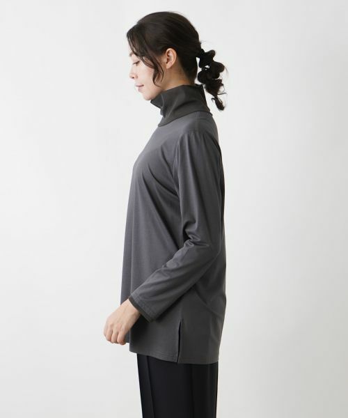 Leilian PLUS HOUSE / レリアンプラスハウス カットソー | ハイネックロングカットソー【プラス企画】 | 詳細8
