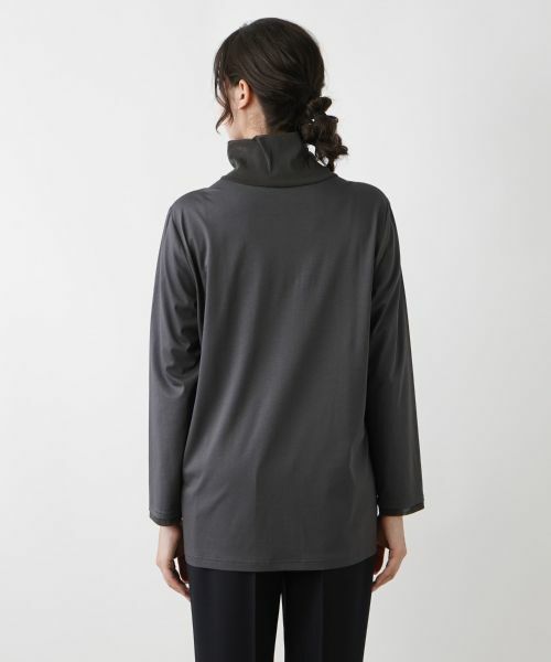 Leilian PLUS HOUSE / レリアンプラスハウス カットソー | ハイネックロングカットソー【プラス企画】 | 詳細9