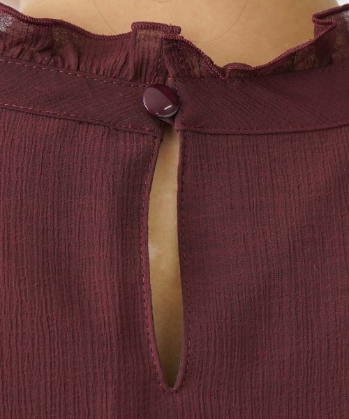 Leilian PLUS HOUSE / レリアンプラスハウス シャツ・ブラウス | チュニック丈フロントフリルブラウス【プラス企画】 | 詳細12