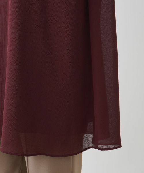 Leilian PLUS HOUSE / レリアンプラスハウス シャツ・ブラウス | チュニック丈フロントフリルブラウス【プラス企画】 | 詳細14