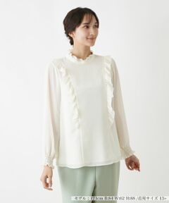Leilian PLUS HOUSE / レリアンプラスハウス シャツ・ブラウス | ブラウス【プラス企画】