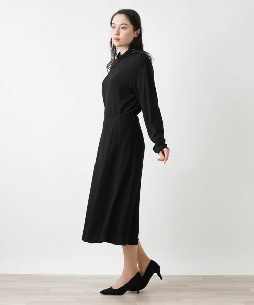 Leilian PLUS HOUSE / レリアンプラスハウス ミニ・ひざ丈スカート | フレアスカート【プラス企画】 | 詳細2