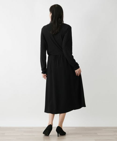 Leilian PLUS HOUSE / レリアンプラスハウス ミニ・ひざ丈スカート | フレアスカート【プラス企画】 | 詳細3