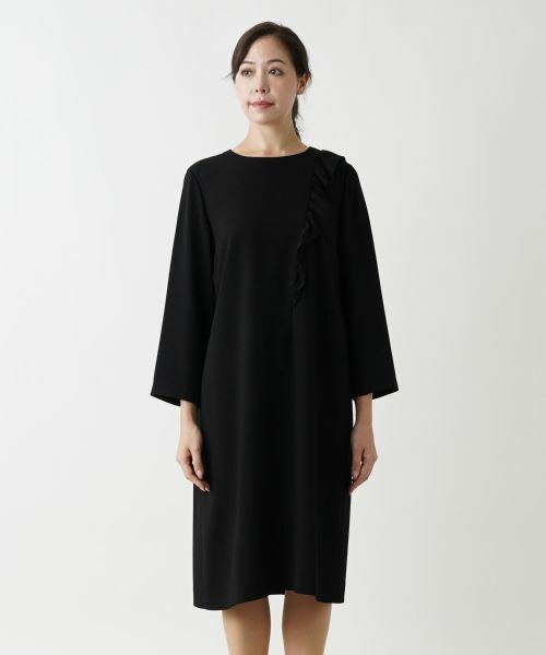 Leilian PLUS HOUSE / レリアンプラスハウス ドレス | ノーカラーワンピース【プラス企画】 | 詳細5