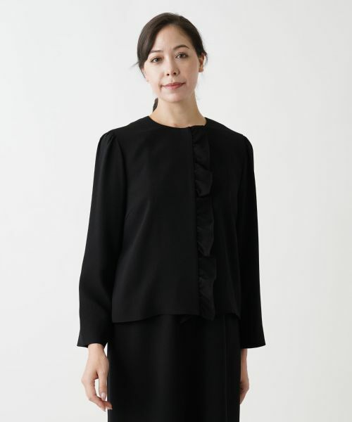 Leilian PLUS HOUSE / レリアンプラスハウス テーラードジャケット | ノーカラージャケット【プラス企画】 | 詳細4