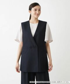 Leilian PLUS HOUSE / レリアンプラスハウス テーラードジャケット | ロングベスト【BOURGE】
