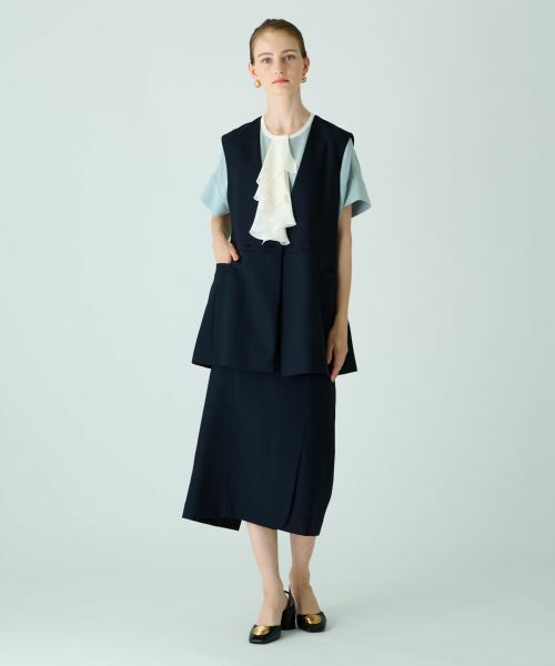 Leilian PLUS HOUSE / レリアンプラスハウス ミニ・ひざ丈スカート | ロングタイトスカート【BOURGE】 | 詳細1