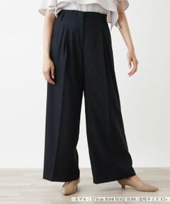 Leilian PLUS HOUSE / レリアンプラスハウス その他パンツ | 【セットアップ対応商品】フルレングスワイドパンツ【BOURGE】