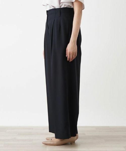 Leilian PLUS HOUSE / レリアンプラスハウス その他パンツ | 【セットアップ対応商品】フルレングスワイドパンツ【BOURGE】 | 詳細9