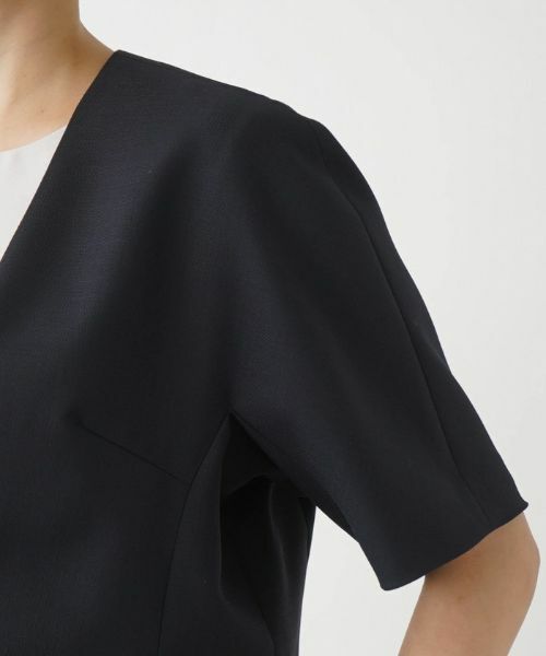 Leilian PLUS HOUSE / レリアンプラスハウス テーラードジャケット | 【セットアップ対応商品】半袖ジャケット【BOURGE】 | 詳細13