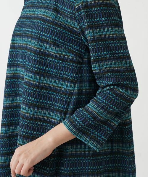 Leilian PLUS HOUSE / レリアンプラスハウス シャツ・ブラウス | マルチボーダーチュニックブラウス【プラス企画】 | 詳細14