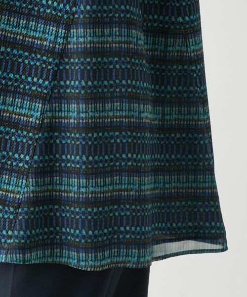 Leilian PLUS HOUSE / レリアンプラスハウス シャツ・ブラウス | マルチボーダーチュニックブラウス【プラス企画】 | 詳細15