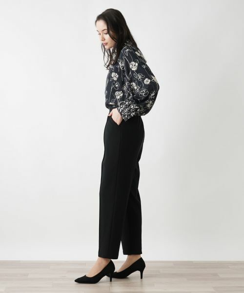 Leilian PLUS HOUSE / レリアンプラスハウス その他パンツ | ウエストゴムテーパードパンツ【プラス企画】 | 詳細2