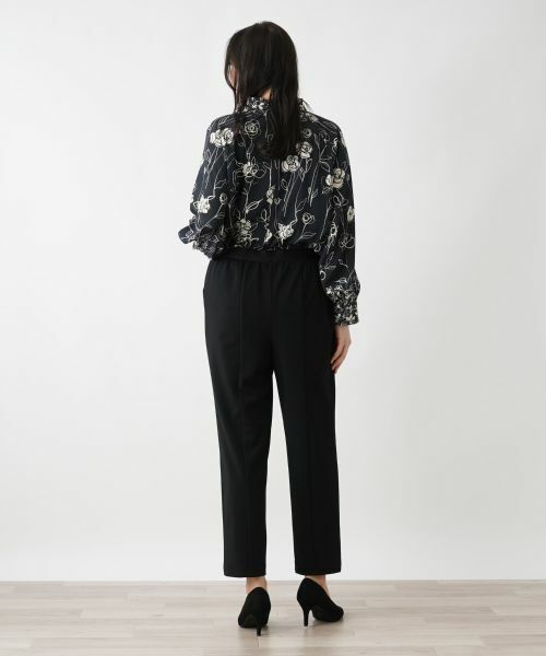 Leilian PLUS HOUSE / レリアンプラスハウス その他パンツ | ウエストゴムテーパードパンツ【プラス企画】 | 詳細3