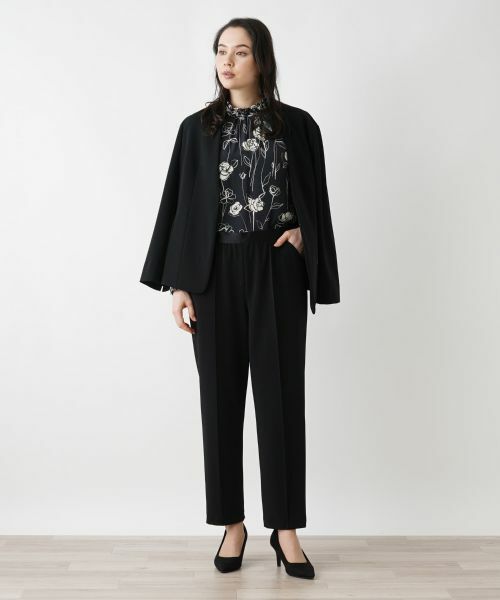 Leilian PLUS HOUSE / レリアンプラスハウス その他パンツ | ウエストゴムテーパードパンツ【プラス企画】 | 詳細4