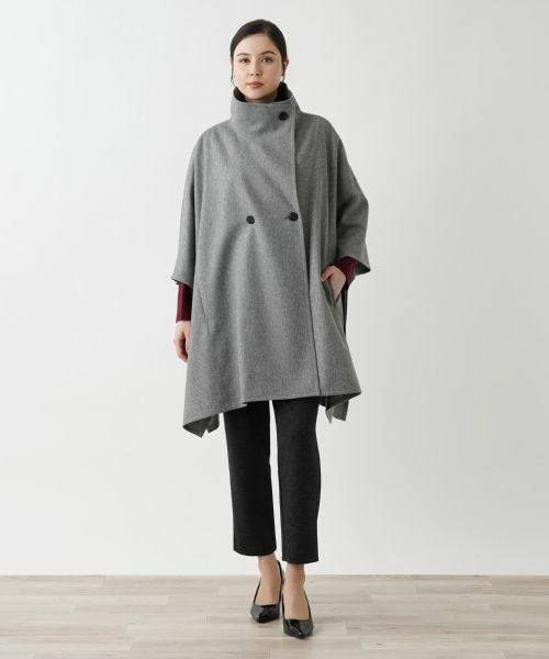 leilian✨my perfect wardrobe リバーシブルコート　13 レリアン 13+ ロングコート ロングコート