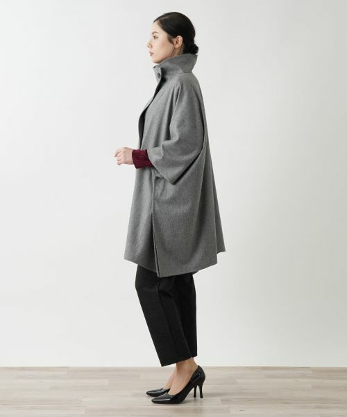 Leilian PLUS HOUSE / レリアンプラスハウス その他アウター | スタンドカラーハーフコート【プラス企画】 | 詳細2